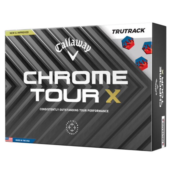 Callaway Chrome Tour X Tru Track Golf Balls Box of 12