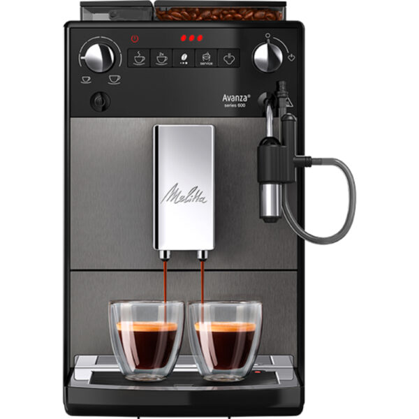 Melitta Avanza Series 600 Fully Automatic Coffee Machine, Mystic Titan