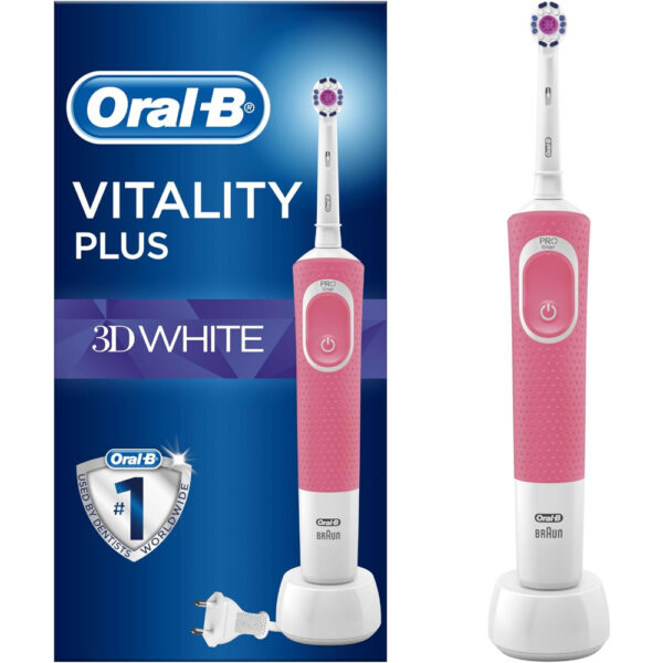 Braun Toothbrush | Vitality Plus | 3DW | Pink | 2Head