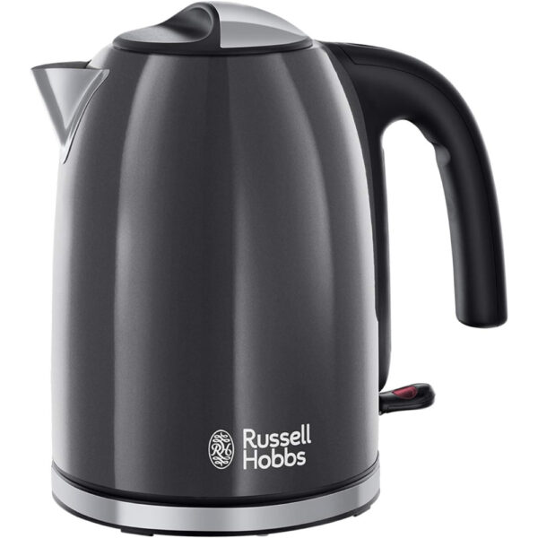 Russell Hobbs Kettle | 1.7L | 360* Base | Colours+ | Grey