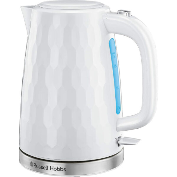 Russell Hobbs Kettle | 1.7L | 3kW | Honeycomb | White