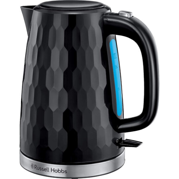 Russell Hobbs Kettle | 1.7L | 3kW | Honeycomb | Black