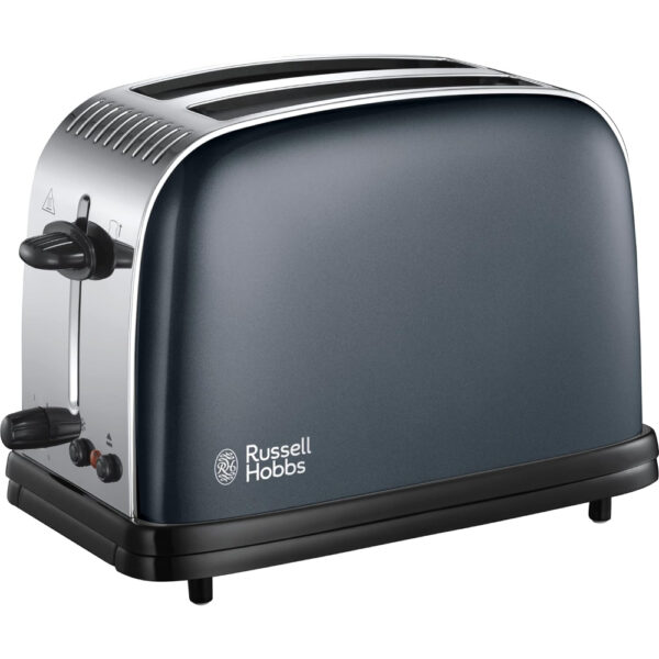 Russell Hobbs Toaster | 2 Slice X-Wide | Colours+ | Grey