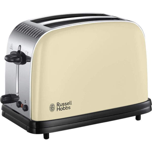 Russell Hobbs Toaster | 2 Slice X-Wide | Colours+ | Cream