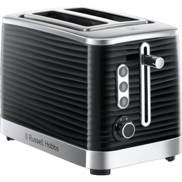 Russell Hobbs Toaster | 2 Slice | Inspire | Wide | Black