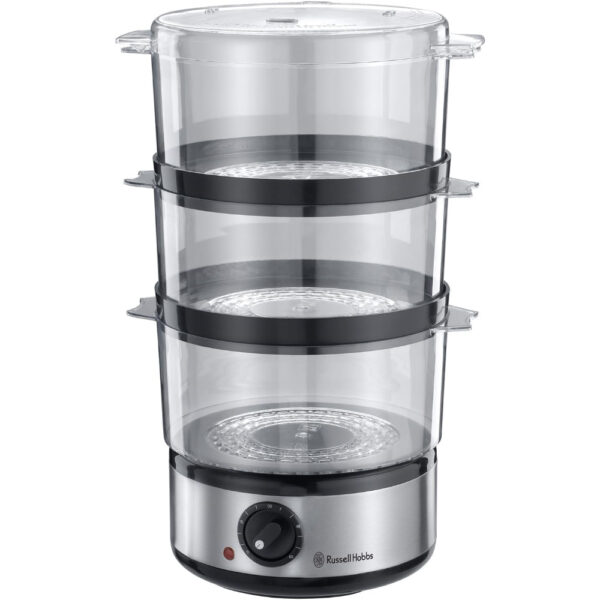 Russell Hobbs Food Steamer | 7L | 3 Tier | Brushed S/Steel