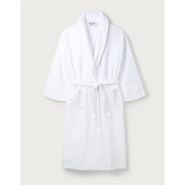 The White Company Unisex Cotton Classic Robe - L