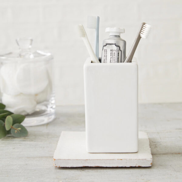 The White Company Newcombe Toothbrush Holder