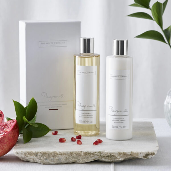 The White Company Pomegranate Bath & Body Set