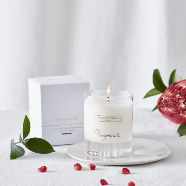 The White Company Pomegranate Candle