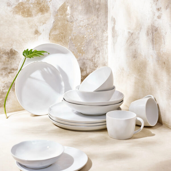 The White Company Portobello 12 Piece Dinner Set