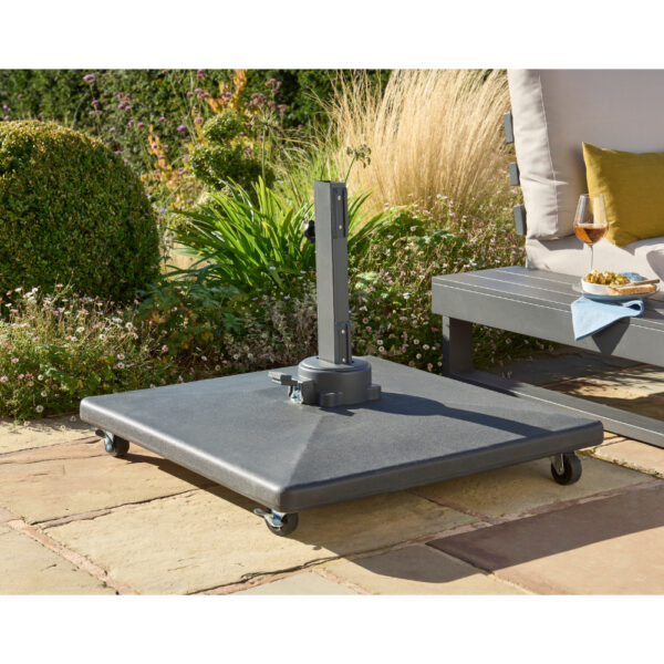 Royce 90kg Plastic Covered Concrete Base with Wheels