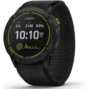 Garmin Enduro 2 ? Carbon Grey DLC Titanium with Black UltraFit Nylon Strap