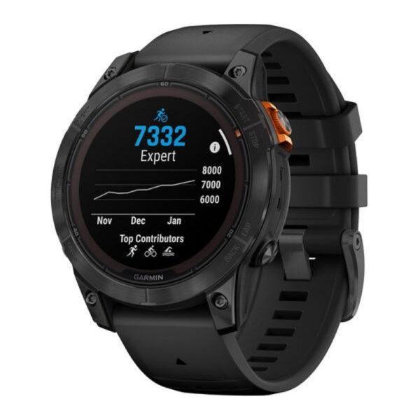 Garmin f?nix 7 Pro ? Solar Edition - Slate Grey with Black Band