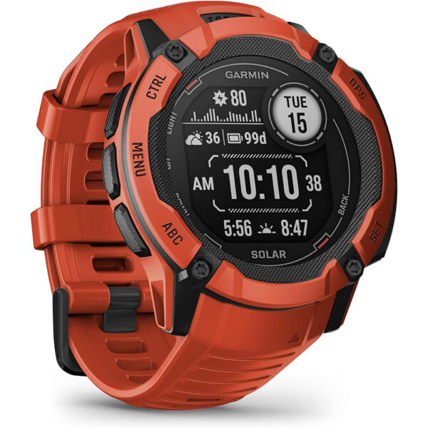 Garmin Instinct 2X Solar - Flame Red