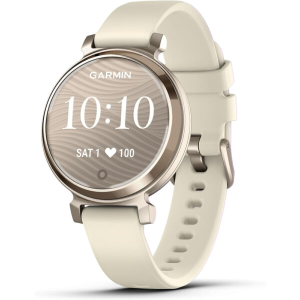 Garmin Lily 2 - Cream Gold with Coconut Silicone Band