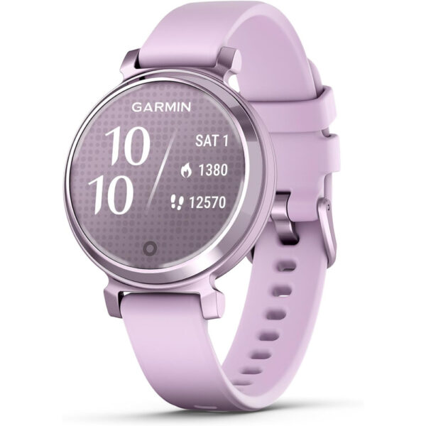 Garmin Lily 2 - Metallic Lilac with Lilac Silicone Band