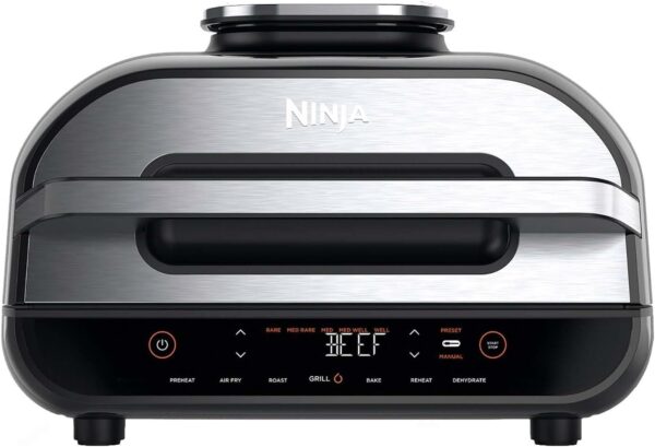 Ninja AG551UK Foodi Health Grill and Air Fryer with Smart iQ