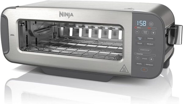 Ninja ST202UK Foodi 3-in-1 Toaster, Grill & Panini Press Stainless Steel