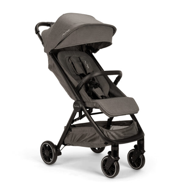 Nuna TRVL Stroller, Including Carry Bag and Raincover, Caviar