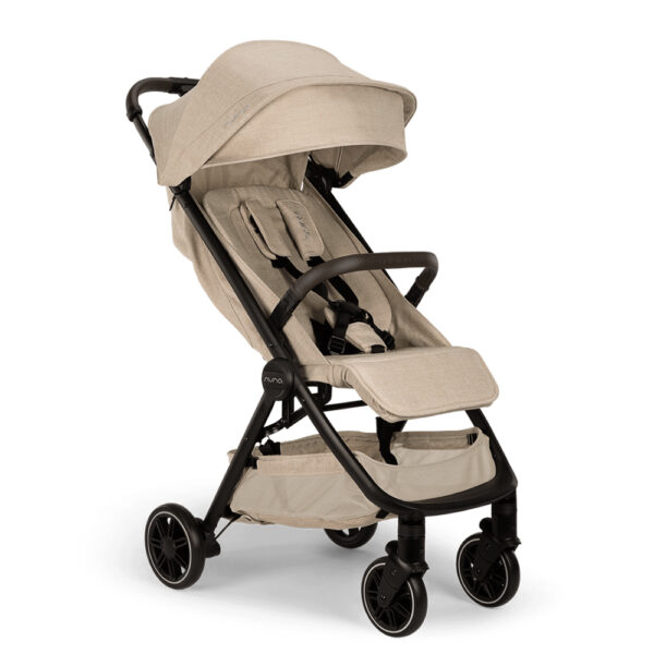 Nuna TRVL Stroller, Including Carry Bag and Raincover, Biscotti