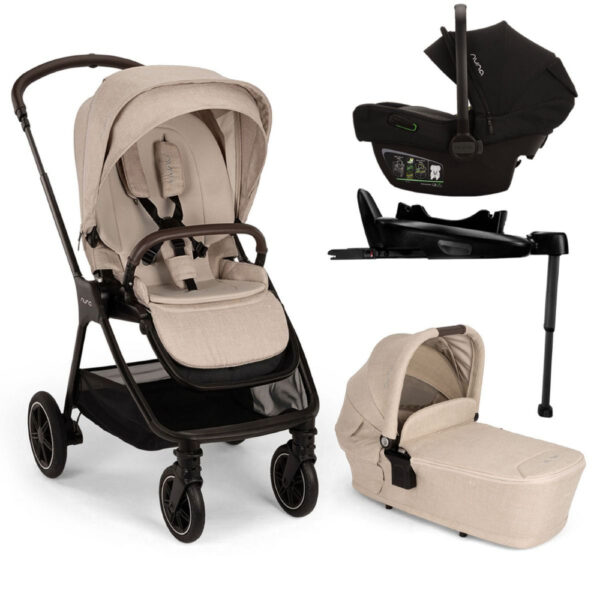 Nuna TRIV next Generation PIPA Bundle, Including PIPA next Car Seat, Biscotti