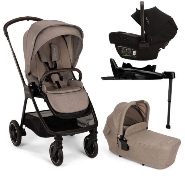 Nuna TRIV next Generation PIPA Bundle, Including PIPA next Car Seat, Cedar