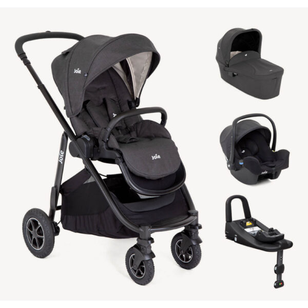 Joie Versatrax Pushchair and Carrycot Bundle - Shale