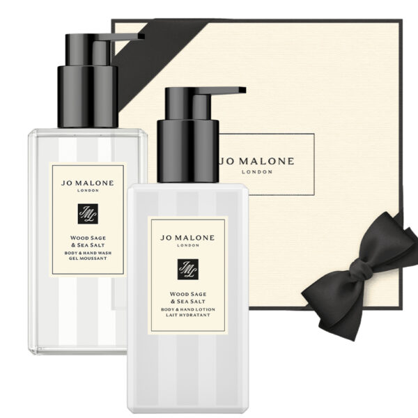 Jo Malone Wood Sage and Sea Salt Body and Hand Wash and Hand Lotion Gift Set 250ml