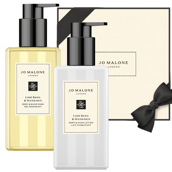 Jo Malone Lime Basil and Mandarin Body and Hand Wash and Hand Lotion Gift Set 250ml