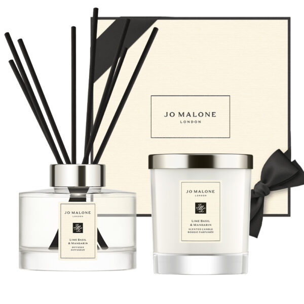 Jo Malone Lime Basil & Mandarin Home Candle (200g)  and Home Diffuser (165ml) Gift Set