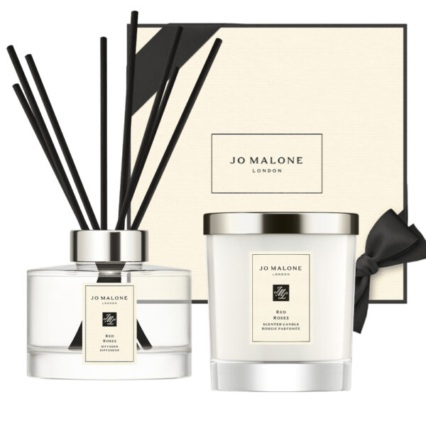 Jo Malone Red Roses Home Candle (200g)  and Home Diffuser (165ml) Gift Set