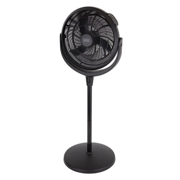 Black & Decker 16 Inch High Velocity Power Stand and Floor Fan Black