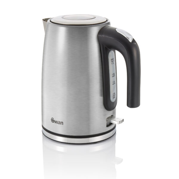 Swan TownHouse 1.7L Jug Kettle - Silver