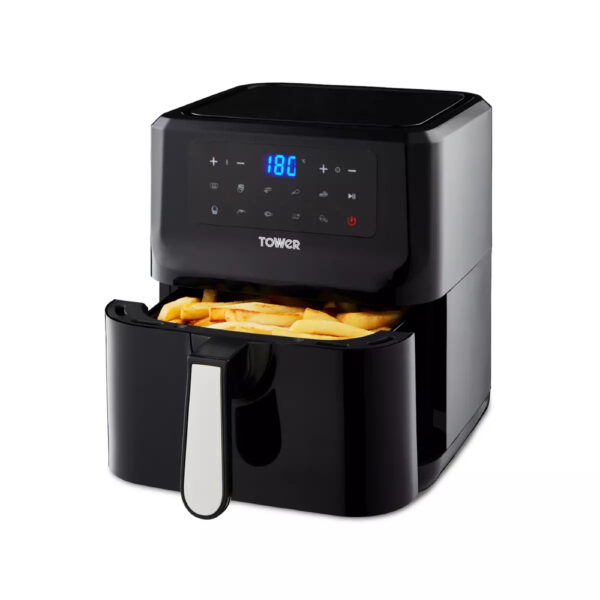 Tower Vortx 5L Digital Single Basket Air Fryer Black