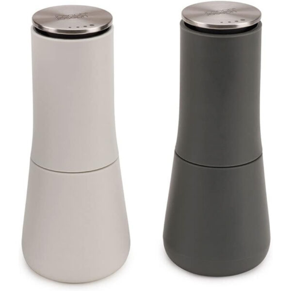 Joseph Joseph Milltop Salt and Pepper Set Grey