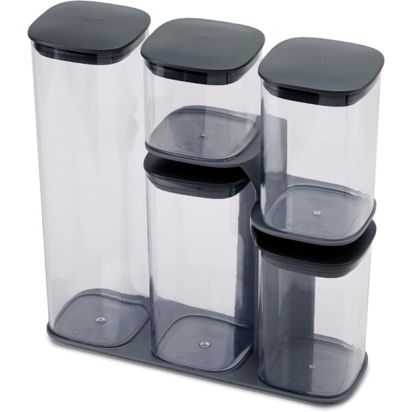 Joseph Joseph Podium 5-piece Grey Storage Container Set