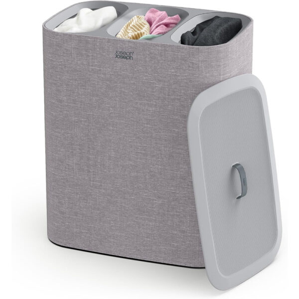 Joseph Joseph Tota Trio 90L Grey Laundry Separation Basket