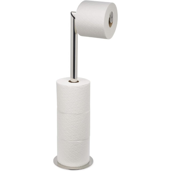 Joseph Joseph EasyStore Luxe 2-in-1 Stainless-steel Toilet Roll Stand