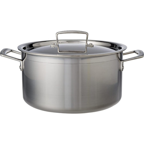 Le Creuset 3-Ply Stainless Steel 24cm  Deep Casserole