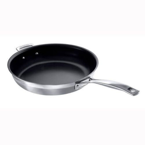 Le Creuset 3-Ply Stainless Steel 30cm Non Stick Frying Pan