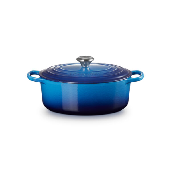 Le Creuset Cast Iron 29cm  Oval Casserole  Azure