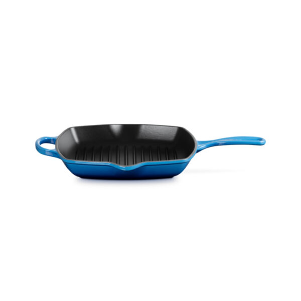 Le Creuset Cast Iron 26cm  Square Grillit Azure