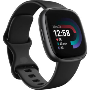 Fitbit Versa 4 Fitness Smartwatch Black/Graphite