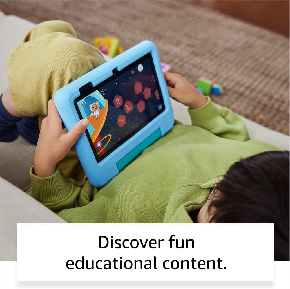 Amazon Fire 7 Kids tablet, 7" display, 16 GB, Blue - Image 2