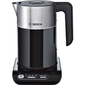 Bosch Styline Kettle with Temperature Selector - Black / Stainless Steel