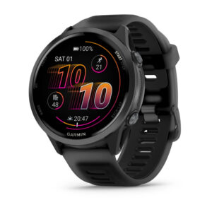 Garmin Forerunner® 570 - 47mm, Slate Grey Aluminium with Translucent Black/Black Band