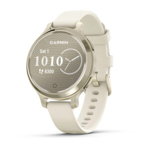 Garmin Lily® 2 Active, Lunar Gold with Bone Silicone Band