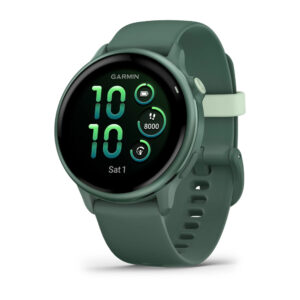 Garmin vívoactive® 6, Metallic Jasper Green with Jasper Green Band