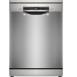 Bosch Series 4 SMS4EMI06G Freestanding Dishwasher, Silver Inox